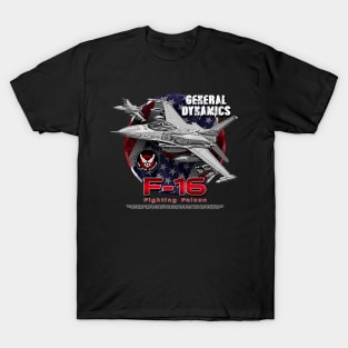 F-16 Fighting Falcon Us Air Force Fighterjet T-Shirt